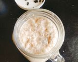 A picture of step 2 of Peanuts Butter Brownie Milkshake 😋.