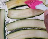 A picture of step 2 of Zucchini with parmesan.