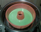 Foto langkah ke 6 dari resep Bolu Kukus Pandan Keju Lezat & Ekonomis.
