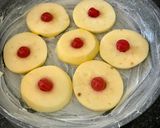 Foto del paso 5 de la receta Pastel de leche con manzana (en sartén)