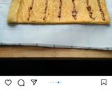 Une image de l'étape 5 de Roulé chocolat praline.