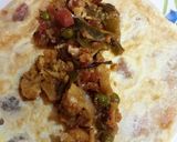 A picture of step 4 of Veggie egg roll (leftover).