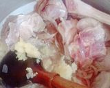 A picture of step 1 of Mutton alu shorba.
