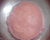 Foto langkah ke 4 dari resep Blue Spirulina Angkak Sourdough Bread (Oven Tangkring).