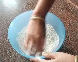 A picture of step 3 of Peas Paneer Potali.