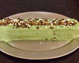 Chocolate Cake Roll with Pistachio Cream Filling and Frosting recipe step 26 photo