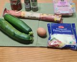 Foto del paso 1 de la receta 199. Hojaldre de Calabacín, Pisto y Jamón Cocido