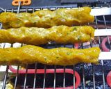 A picture of step 3 of Grill Chicken seekh kabab 😋😋.