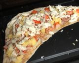 รูปขั้นตอนการทำที่ 6 ของ พิซซ่าแซลม่อนซอสขาว🍕🍣🧀