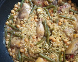 Foto del paso 6 de la receta: Arroz con pollo judías verdes y garbanzos