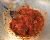 Une image de l'étape 3 de Gratin de céleri branche au chorizo noir,sauce tomate et parmesan.