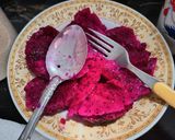 Foto langkah ke 2 dari resep Dragon Fruit milk Pudding.