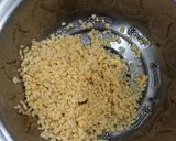 A picture of step 1 of Moong Chatpata Chutney with Pudina Patta and Ginger.