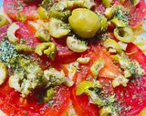 Foto del paso 5 de la receta: 🍅TOMATES🍅FRITOS CON CREMA DE 🌽CHOCLO🌽CREMOSO 🍋ALIMONADA🍋