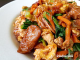 Orak Arik Telur Sosis Pedas Manis