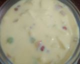 A picture of step 5 of Fruit Custard.