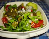 Foto del paso 4 de la receta: Ensalada de aguacate con comida envasada saludable