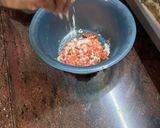 A picture of step 2 of Seyal chapati.