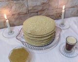 Une image de l'étape 11 de Recette baghrir, crêpes aux miel trous.