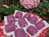 Bánh bao chay khoai tím nước cốt dừa 🍥🥥