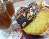 صورة لخطوة 9 من وصفة كيك ببيضتين محشي مربى بذوق الفريز والفاني 🐼🌹👍