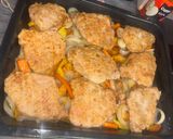Zöldségágyon sült karaj recept fázis 8 fotója