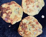 A picture of step 4 of Veg Chila.
