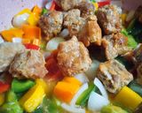 Hình bước làm 4 của món Sườn xào ớt chuông
