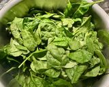 A picture of step 3 of Palak Paneer (Indian Spinach and Cheese Stew).