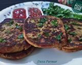 A picture of step 5 of Aloo Pizza Square.