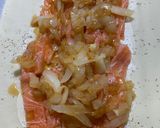 Foto del paso 3 de la receta Pastel de salmón y cebolla caramelizada