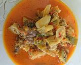 Foto langkah ke 5 dari resep Sayur Gori+tetelan santan pedas.