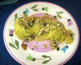 A picture of step 8 of Lemon Laganelle with Seafood.