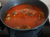 Arroz de bacalao com alcachofas