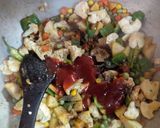 A picture of step 11 of Hot and Sour Veggie Soup.