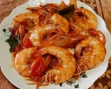 Foto langkah ke 6 dari resep Udang saus padang.