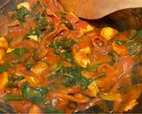 A picture of step 4 of Rustic Saag Paneer.