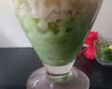 A picture of step 3 of Tri colour milk pauva.