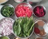 A picture of step 4 of Palak Patta Chaat.