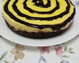 A picture of step 8 of Biscuit custard pie.