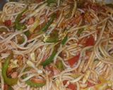 A picture of step 6 of Speghetti #Ramdanki tayari.