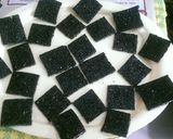 A picture of step 8 of Black Til Chikki.