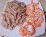 Hình bước làm 1 của món Gỏi ĐU ĐỦ