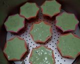 Foto langkah ke 5 dari resep Bolu Kukus Pandan Coklat.