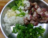 鹹豬肉炒飯食譜步驟1照片