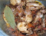 A picture of step 7 of Chilli Pulao.