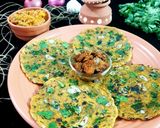 A picture of step 9 of Tandoori Missi roti.