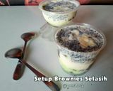 Foto langkah ke 4 dari resep Setup Brownies Selasih.