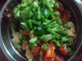 Veggie fruit tikki chat