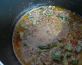 A picture of step 2 of Spicy Macaroni with Chicken franksn Shimla Mirch.